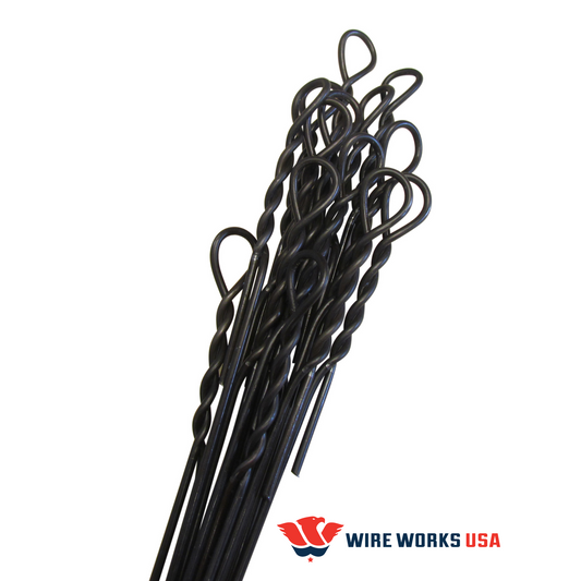 Black Annealed Bale Ties - Wire Works USA